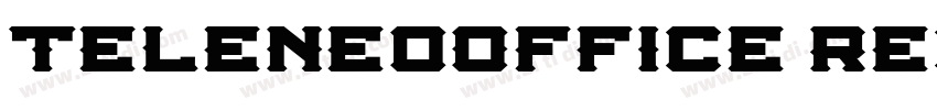 TeleNeoOffice Regula字体转换